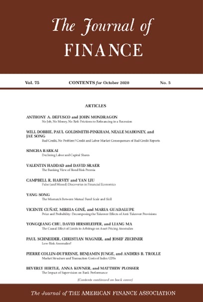 Journal of Finance