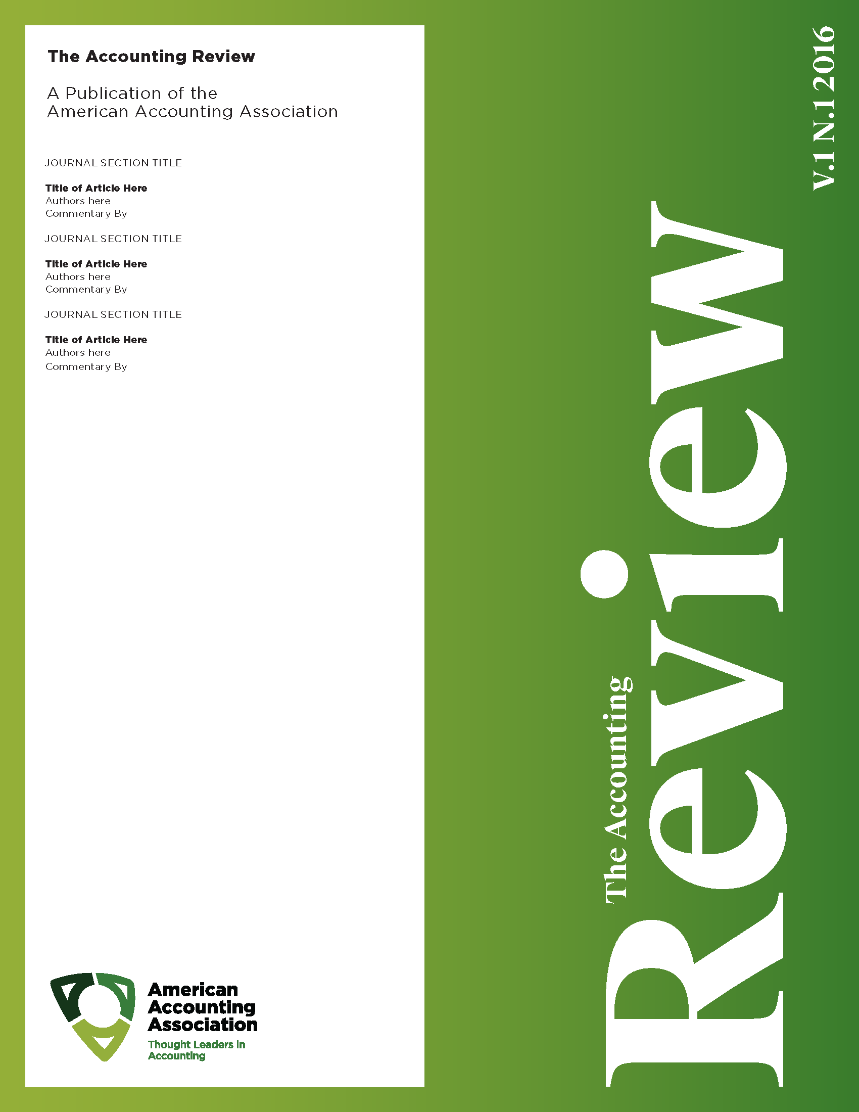 The Accounting Review